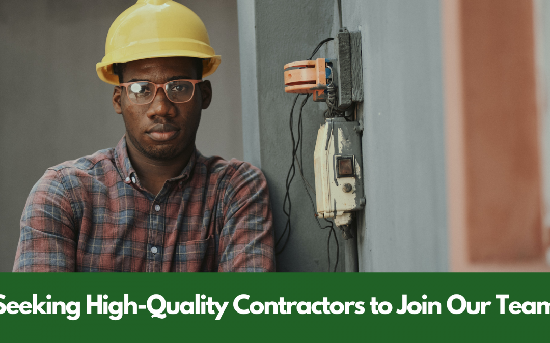 Seeking High-Quality Contractors to Join Our Team